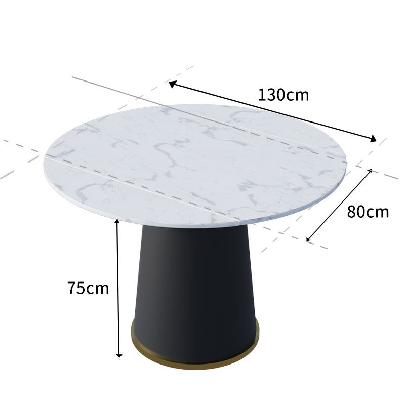 Manufacturer wholesale simple round casual scandinavian round table living room negotiation hotel office b&b popular dining table