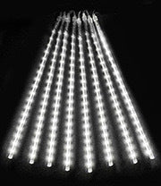 LED meteor shower light string Outdoor waterproof solar light Street lighting project Garden hanging tree decorative light