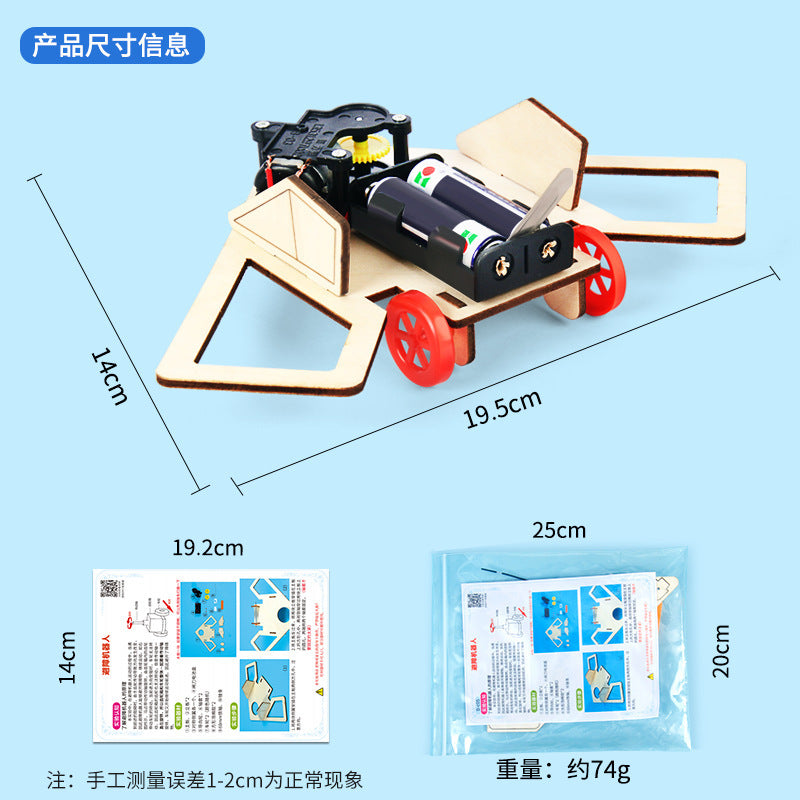 Processing Customized Science Small Experiment Obstacle Avoidance Robot Technology Small Production Educational Toys Material Package Source Factory