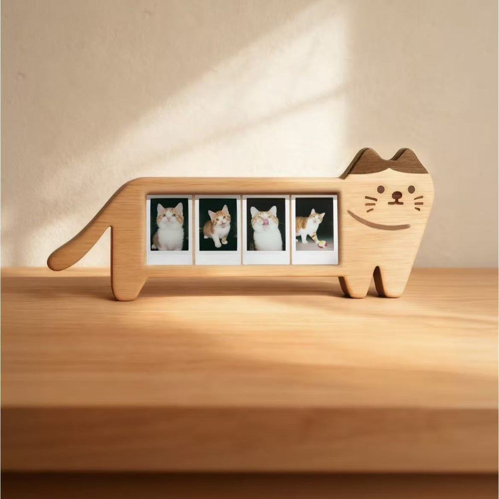 New kitten wooden photo frame - capture seasons, keepsake photo frame, souvenir, collectible, decorative, commemorative gift