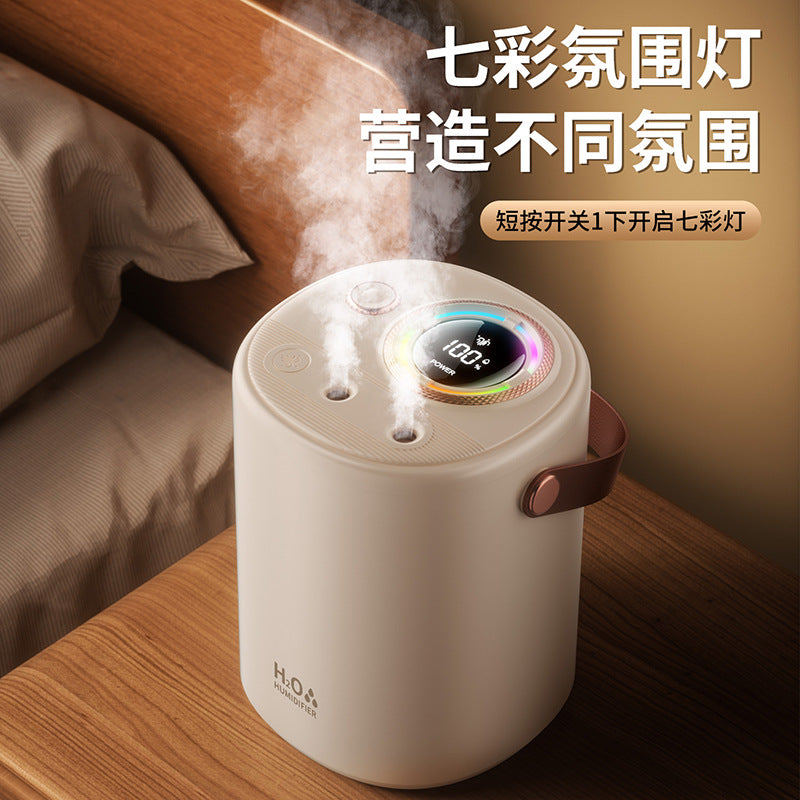 Integrated with the mi home app, this smart humidifier is perfect for home use. it features an extra-large capacity, usb charging, and whisper-quiet operation, making it ideal for bedrooms. enjoy long-lasting performance with extended battery life