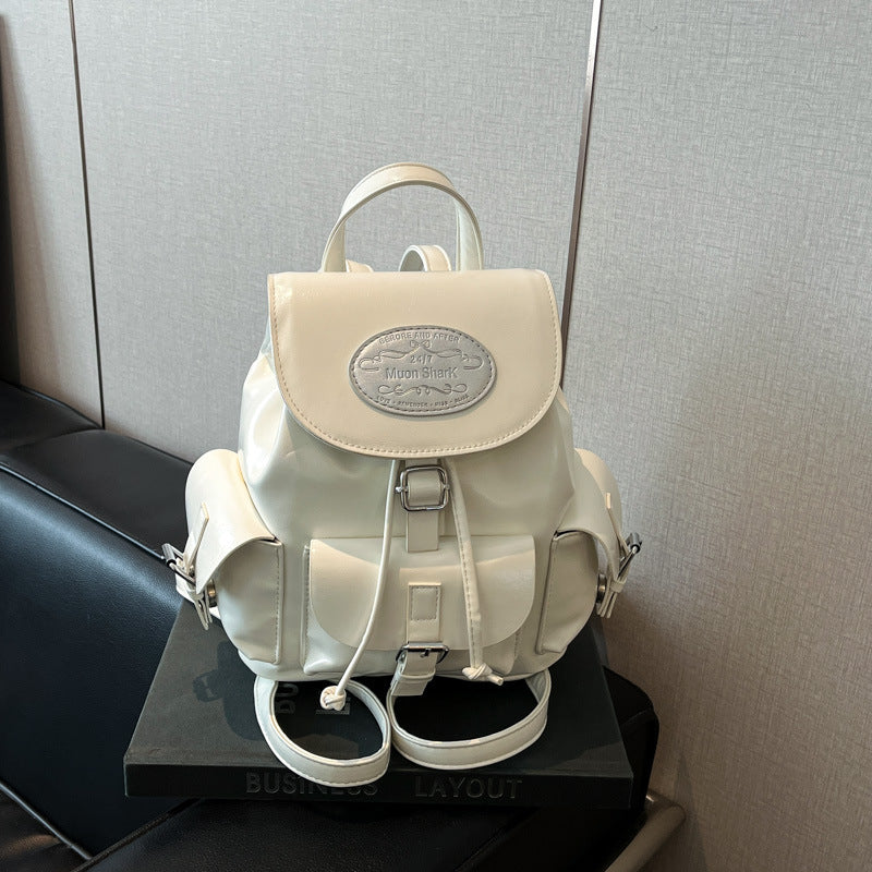 Cross-border Korean version backpack women's 2025 new fashion college style backpack versatile large-capacity casual backpack