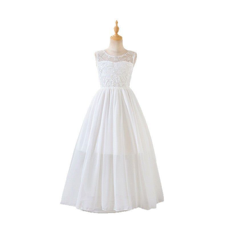 fashion style girldress holiday style white chiffon fashion long skirt summernew arrivalfrench style