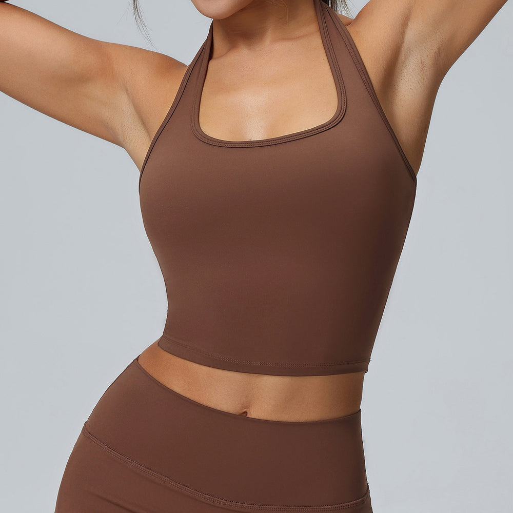 new tennis skirt set women's pocket sportswear two-piece outdoor running tight yoga outfit set