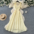 Vacation style pink suspender sweettie backdress women's summer relaxed style high waistslimming look a-line long skirt work clothing