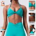 new arrivalslimming look elastic silm yoga clothes suit peach butt yoga pants running fitness clothes suit women