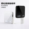 Tempered glass surface hand brew coffee digital scale mini coffee scale italian gram scale accurate timing weighing kitchen scale