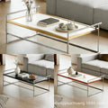 Rio coffee table stainless steel flip tea table living room for home computer table tea table designer coffee table desk all-in-one