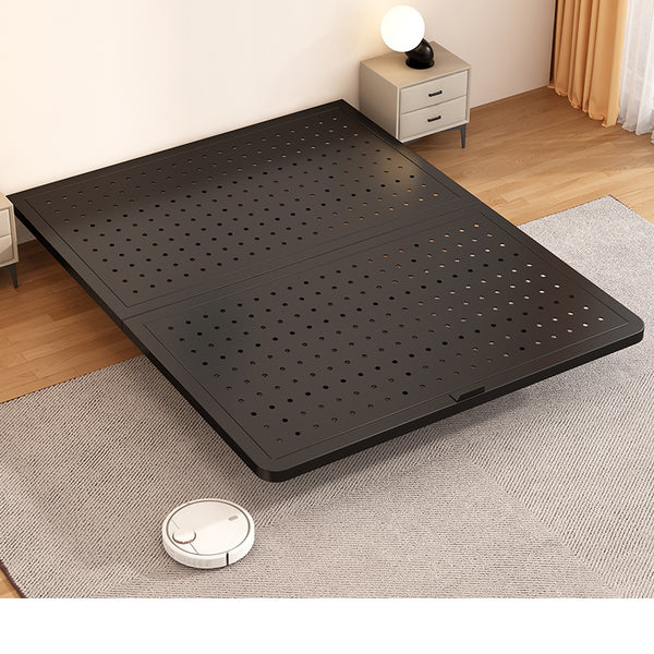 Suspended bed Wrought iron bed No bedside Tatami Suspended carbon steel bed frame No back bed Bedroom Household double bed