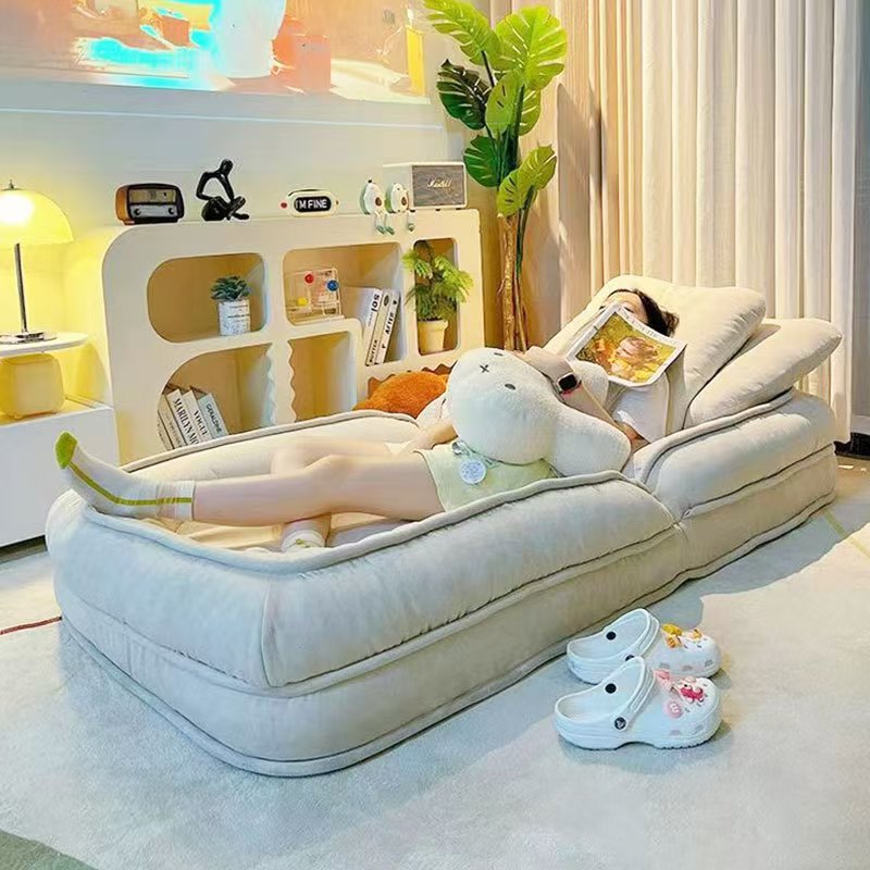 Human dog house lazy sofa can lie down and sleep sofa bed bedroom small sofa single double tatami lazy lounge chair