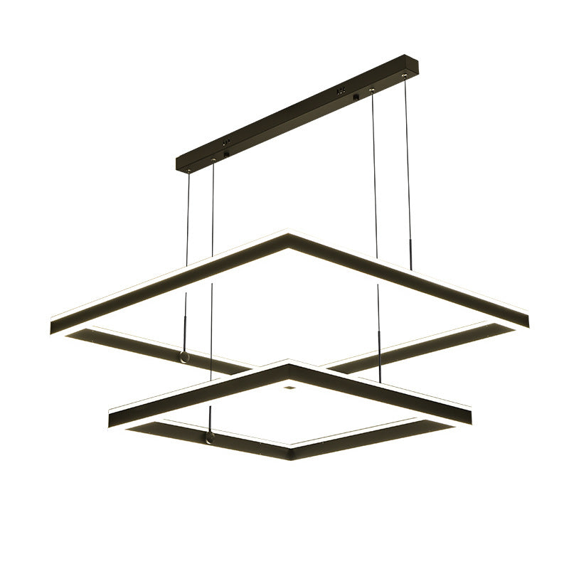 Minimalist living room chandelier modern simple Internet celebrity atmosphere living room main light three rooms two halls lighting combination whole house package