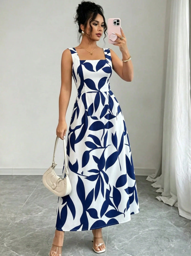 summer floral print sundress - elegant and fresh