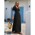 code new arrival  women's original garden of eden v neck short-sleeved silmdress