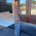European and american women's wide-leg jeans -  cross-border fashion, vintage distressed wash, reversible straight-leg trousers