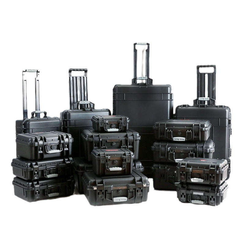 waterproof and anti-drop safety box, special storage box for instruments, thickened engineering plastics, support EVA panel processing