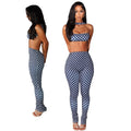 fashion stylefall and winternew arrivalfashionsexy nightclub hot girl creative tube top tight backless pants two-piece set