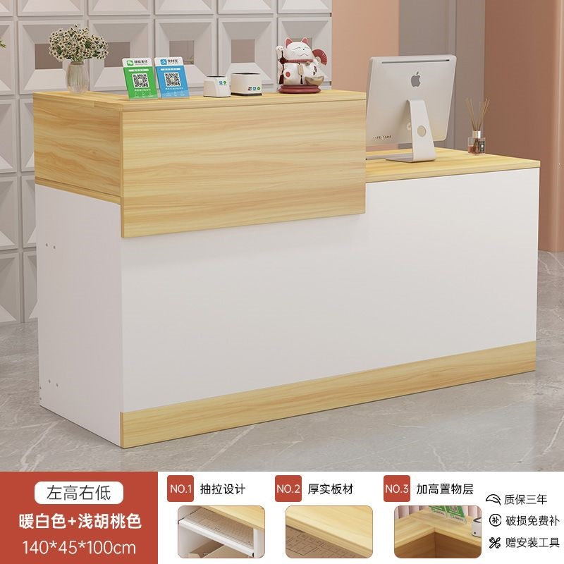 Cashier counter modern casual store small popular clothing store counter front bar table beauty salon reception desk