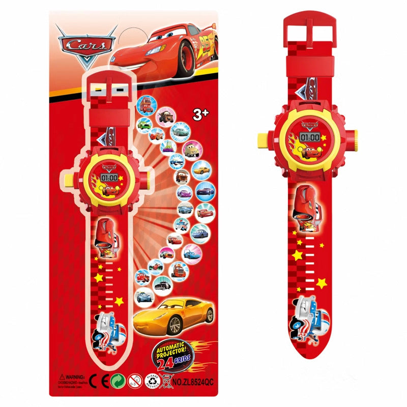 Kids' cartoon electronic watch - educational projection, time-telling toy watch - direct from the source manufacturer, dropshipping available