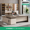 [e0 board·multimedia cable box] 2.8m boss table + side cabinet
