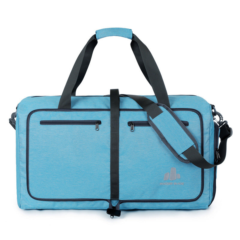 popular folding travel bag 45 liters, waterproof storage duffel bag, outdoor fitness sports handbag