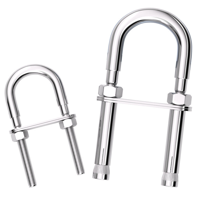 304 stainless steel U-shaped U-shaped sandbag hanging chair grid swing hammock fire escape expansion screw hook hook