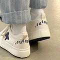 Niche style design girls white shoesflatscasual canvas shoes ins trendy easiest for match 2026new arrivalchic sneakers