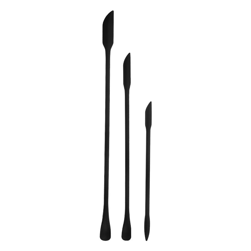 Double Head Mini Silicone Small Tip Scraper Spoon Set Extended Cosmetic Bottle Wall Scraper Fruit Sauce Scraper Small Spoon Scraper