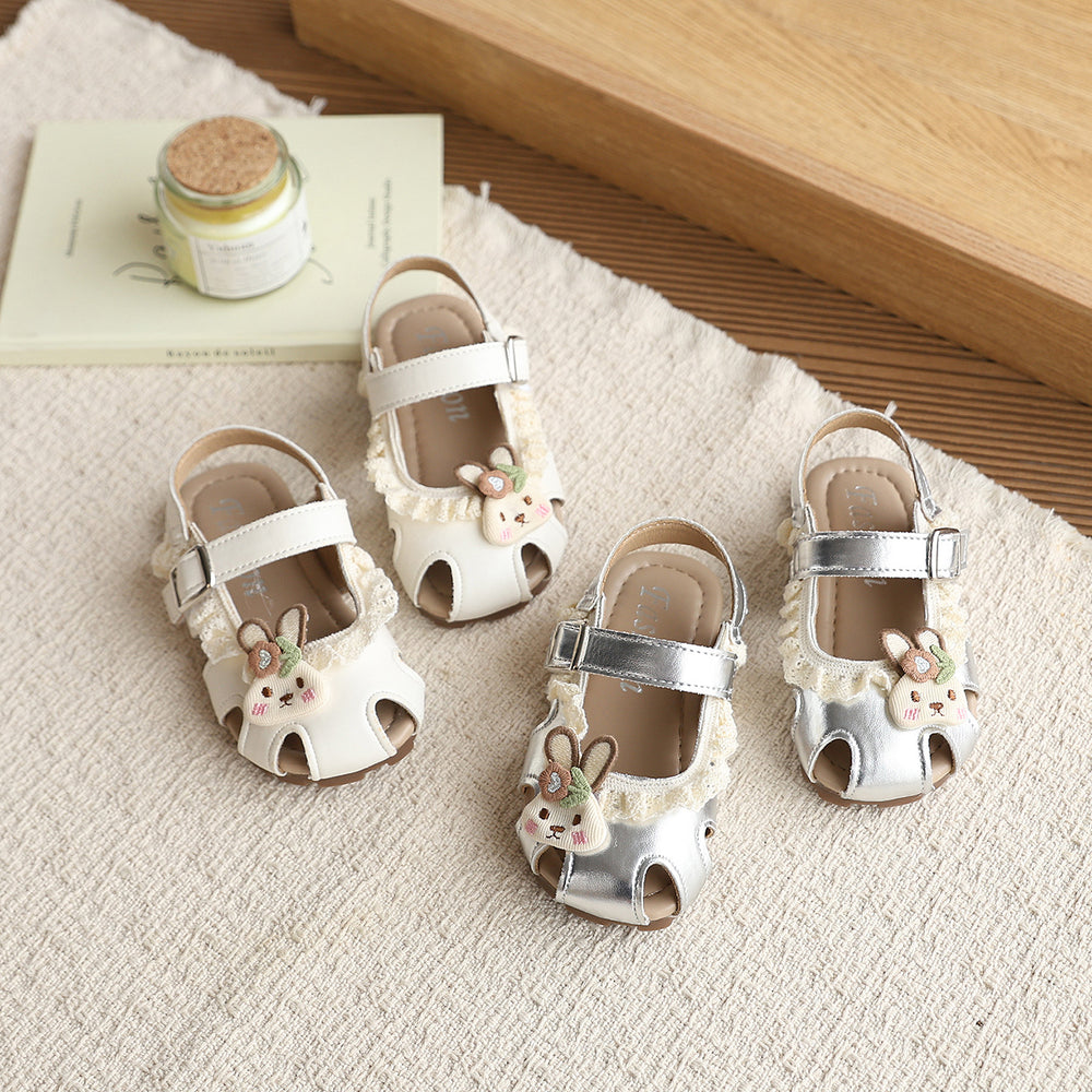 Baby toddler shoes girls bowscut outnew arrivalprincess shoes cartoon summerfashionbaby toe sandals
