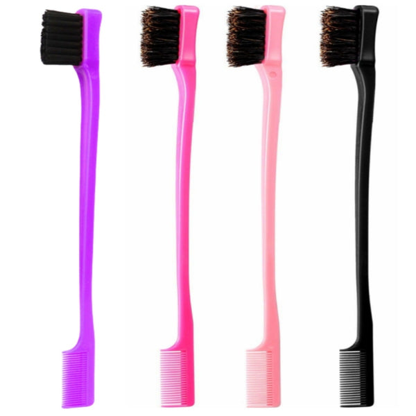 Source manufacturer Double head makeup brush Eyebrow brush Eyelash brush Hair wax Broken hair modification Toothbrush Hair dye brush Beauty tools