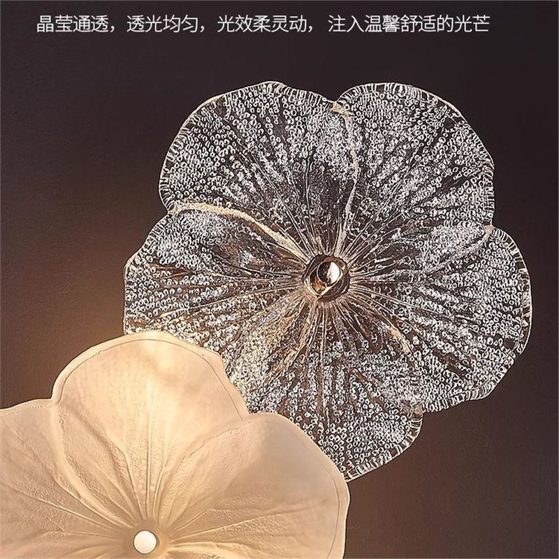 French chic wall sconce - modern minimalist bedside lamp for living room accent wall, designer new arrival