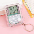 tetris game console keychain - electronic game console bag charm - toy gift - educational puzzle