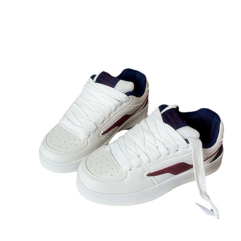 Thick-soled original niche bread shoes men's ins tide 2024 summer new couple versatile sports and leisure board shoes women