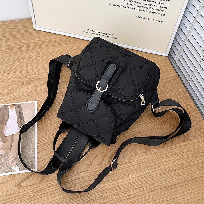 Backpack women's 2023 new Korean version versatile Oxford cloth anti-theft women's print casual large-capacity travel backpack