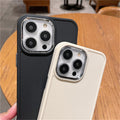 Suitable for apple 16pro metal photo frame mobile phone case iphone7p/xr caramel color protective cover suitable for all series