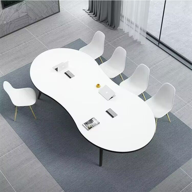 Conference table Long table Simple modern training table Negotiation table and chair combination Small fashion creative 8-shaped desk