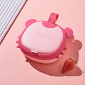Baby food bowl training spoon set - safe, spill-proof, and anti-scald silicone feeding dishes for independent eating