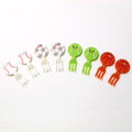 popular football creative fruit fork accessible luxury high-end cute cartoon fork set disposable