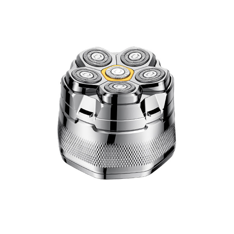 Magnetic rotary head shaver - the ultimate head shaving gadget! hair clipper, full body washable, type-c fast charging