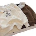 Kids' & teens' new autumn sweatshirt, sizes 110-160, stylish base layer, cartoon long sleeve, sweet & trendy tee for girls