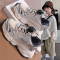 Spring autumnew arrivalrotate buckle boys lightweight dad shoes breathable mesh sneakers little boy running shoes
