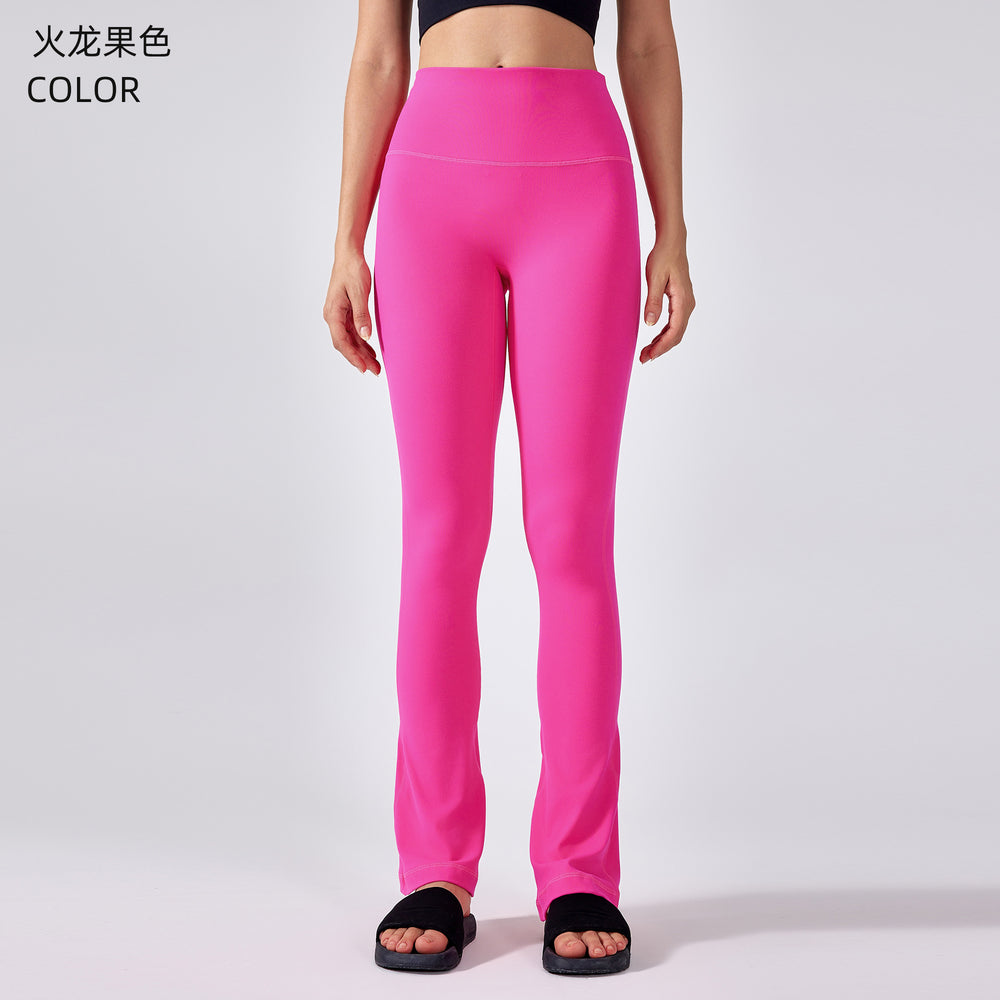 New high-waisted seamless yoga pants for women - naked feel, butt-lifting, flare leggings - perfect for outdoor wear, sports, fitness, and yoga - daw190