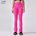 New high-waisted seamless yoga pants for women - naked feel, butt-lifting, flare leggings - perfect for outdoor wear, sports, fitness, and yoga - daw190
