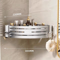 Bathroom storage rack, punch-free bathroom triangle wall-mounted toilet, washroom wall washbasin storage rack