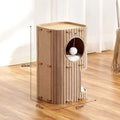Accessible luxury multi-layer pet all year round drill hole all-in-one cat tree hole winter double-layer scratching board closed neutral cat house