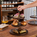 Dessert table display stand, new chinoiserie wedding cake tray, multi-layered afternoon tea snack stand, tea break table, pastry display