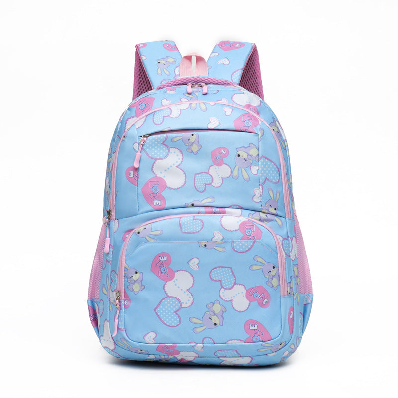 New large-capacity primary school schoolbag for girls in grades 4-6, high-value ins wind and light backpack wholesale