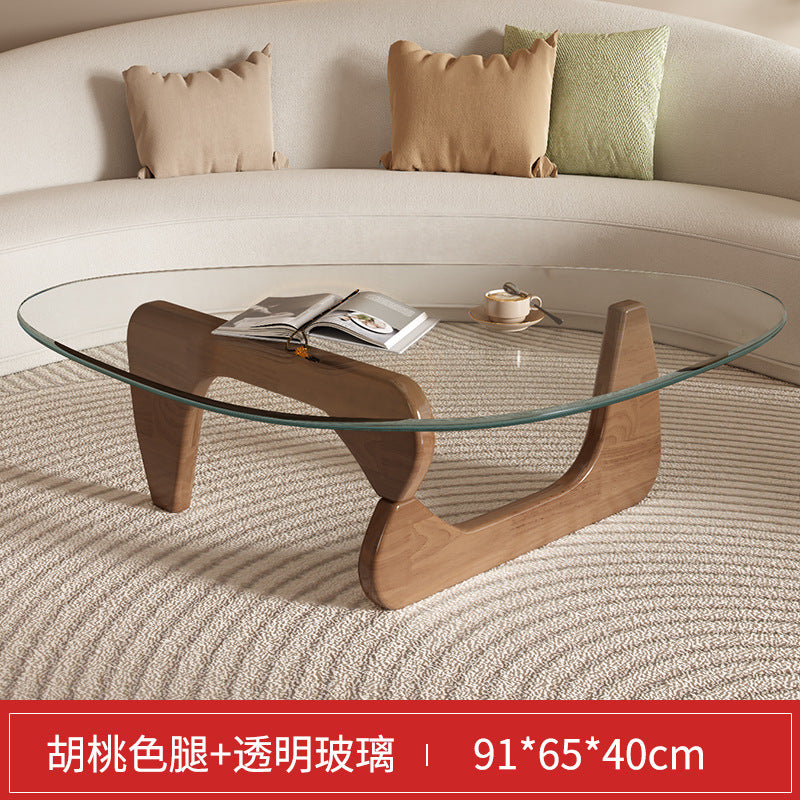 Glass coffee table creative popular coffee table living room for home small apartment modern casualaccessible luxurynormcore small table