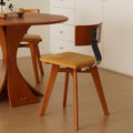 Used dining chairs nordic solid wood backrest dining table chairs wabi-sabi style stools wholesale designer french vintage chairs
