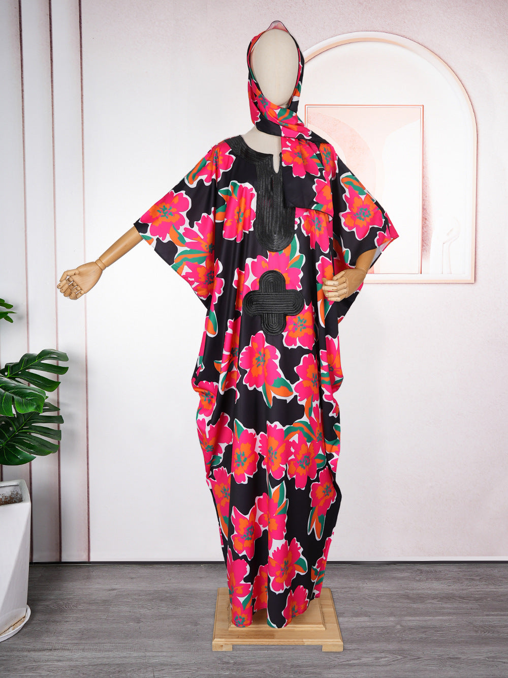 Aliexpress   summer hot selling printing robe fashionplus size african women's dress comes with headscarf
