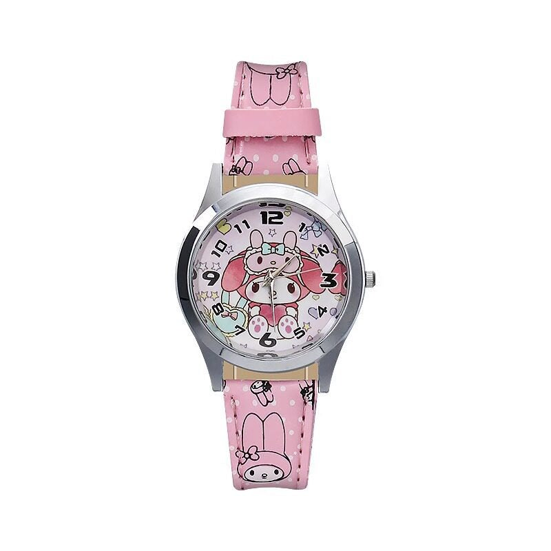 Kuromi watch girls kids toys 3 years old kindergarten baby melody cartoon digital watch jade gui dog